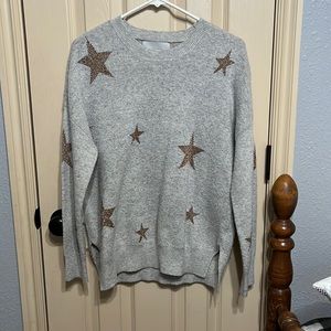 gray star sweater